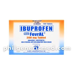 Ibuprofen New FEVRAL 200mg Tablet 100's