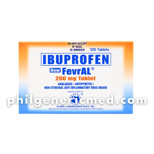 Ibuprofen New FEVRAL 200mg Tablet 100's