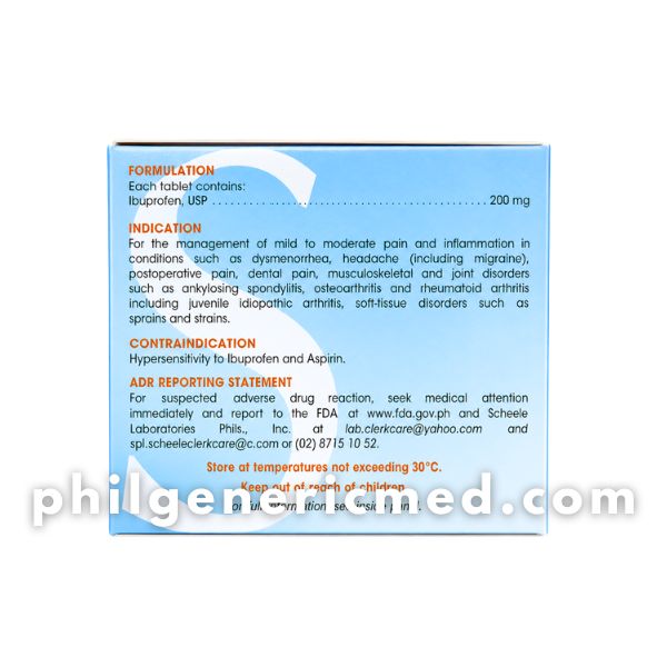 Ibuprofen New FEVRAL 200mg Tablet 100's - Image 3