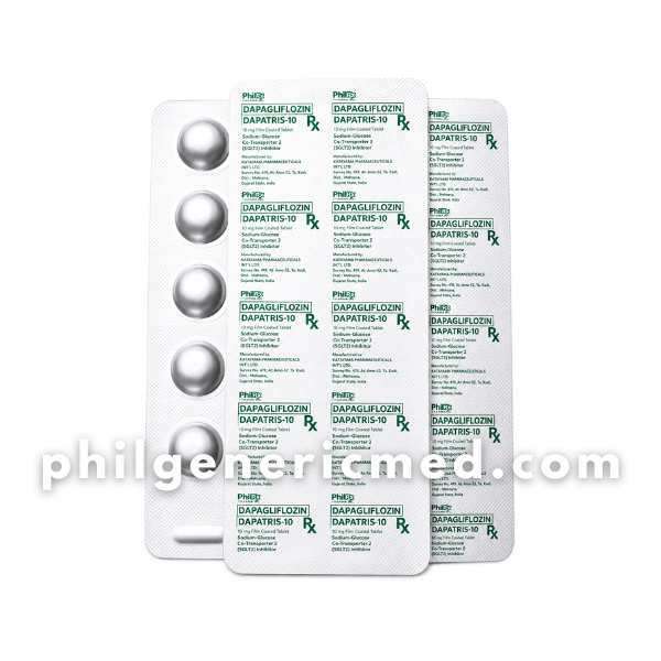 Dapagliflozin DAPATRIS-10 10mg Film-Coated Tablet 30's - Image 3