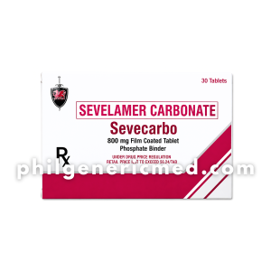 Sevelamer Carbonate SEVECARBO 800mg Film-Coated Tablet 30's