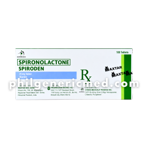 Spironolactone SPIRODEN 25mg Tablet 100's